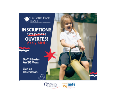 Les inscriptions 2025-2026 sont ouvertes à La Petite École Hanoi !